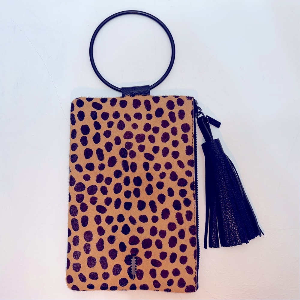 Thacker Leather Spotted Pony Hair Handbag